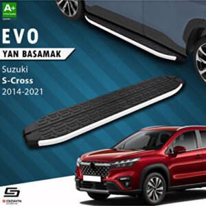 S-Dizayn Suzuki SX4 2 S-Cross Evo Alüminyum Araca Özel Yan Basamak 173 cm 2014-2021