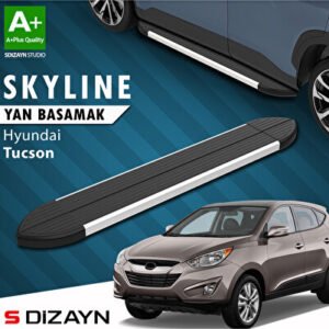 Hyundai Tucson 2 Skyline Alüminyum Araca Özel Yan Basamak 173 cm 2004-2014