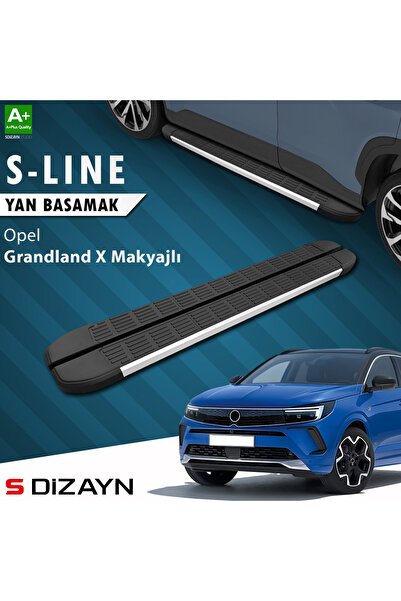 1_org_zoom-1537.jpg S-Dizayn Opel Grandland X Makyajlı Hybrid S-Line Alüminyum Araca Özel Yan Basamak 183 cm 2021-2024 OP - Görsel 1