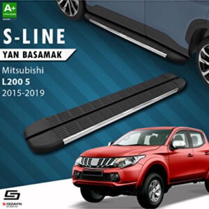 Mitsubishi L200 5 S-Line Krom Araca Özel Yan Basamak 193 cm 2015-2019