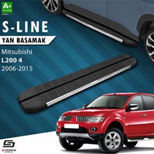Mitsubishi L200 4 S-Line Krom Araca Özel Yan Basamak 193 cm 2006-2015