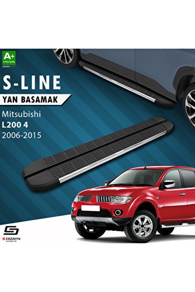 1_org_zoom-1554.jpg Mitsubishi L200 4 S-Line Krom Araca Özel Yan Basamak 193 cm 2006-2015 - Görsel 1
