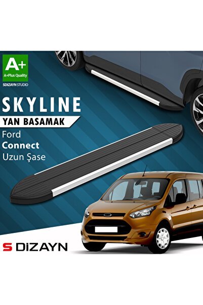 1_org_zoom-1579.jpg Ford Connect Uzun Şase Skyline Alüminyum Araca Özel Yan Basamak 203 cm 2002-2014 - Görsel 1