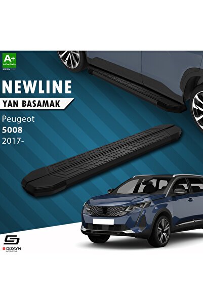 1_org_zoom-160.jpg Peugeot 5008 2 NewLine Siyah Araca Özel Yan Basamak 203 cm 2017-2023 - Görsel 1