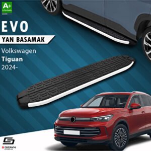 S-Dizayn Volkswagen Tiguan 3 Evo Alüminyum Araca Özel Yan Basamak 183 cm 2024 ve Üzeri