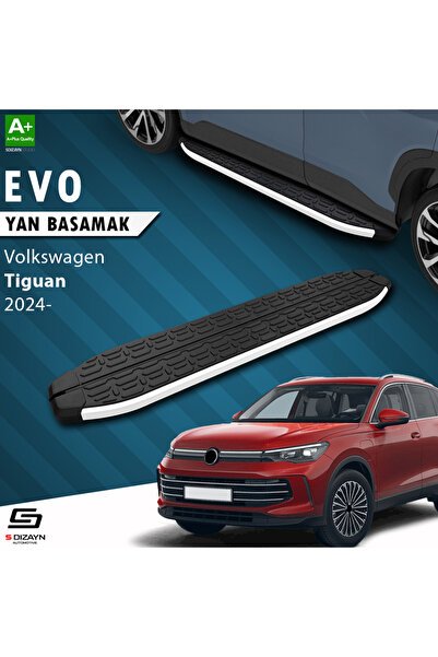 1_org_zoom-1607.jpg S-Dizayn Volkswagen Tiguan 3 Evo Alüminyum Araca Özel Yan Basamak 183 cm 2024 ve Üzeri - Görsel 1