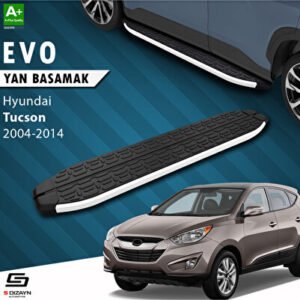 S-Dizayn Hyundai Tucson 2 Evo Alüminyum Araca Özel Yan Basamak 173 cm 2004-2014