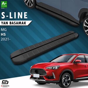 S-Dizayn MG HS S-Line Siyah Araca Özel Yan Basamak 183 cm 2021 ve Üzeri