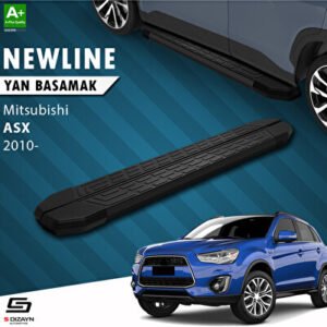 Mitsubishi ASX NewLine Siyah Araca Özel Yan Basamak 183 cm 2010 ve Üzeri