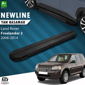Land Rover Freelander 2 NewLine Siyah Araca Özel Yan Basamak 173 cm 2006-2014