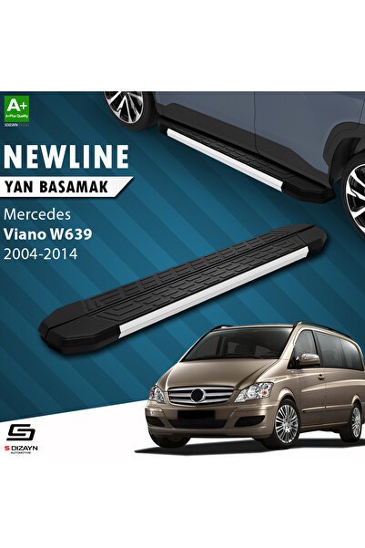 1_org_zoom-1622.jpg S-Dizayn Mercedes Viano W639 Kısa Şase Newline Alüminyum Araca Özel Yan Basamak 239 cm 2004-2014 - Görsel 1