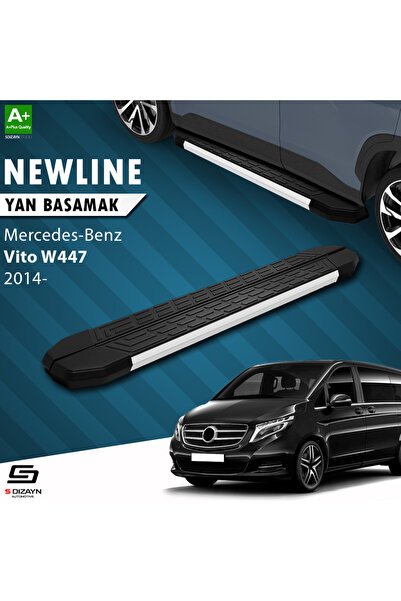1_org_zoom-1630.jpg S-Dizayn Mercedes Vito W447 Uzun Şase Newline Alüminyum Araca Özel Yan Basamak 259 cm 2014 ve Üzeri - Görsel 1