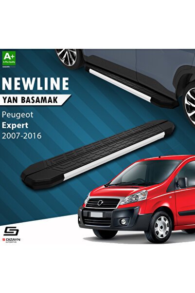 1_org_zoom-1645.jpg S-Dizayn Peugeot Expert 2 Kısa Şase Newline Alüminyum Araca Özel Yan Basamak 219 cm 2007-2016 - Görsel 1