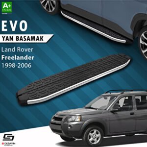 S-Dizayn Land Rover Freelander Evo Krom Araca Özel Yan Basamak 163 cm 1998-2006