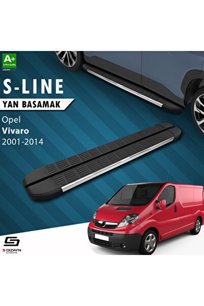 1_org_zoom-1653.jpg Opel Vivaro A Kısa Şase S-Line Krom Araca Özel Yan Basamak 223 cm 2001-2014 - Görsel 1