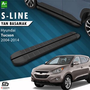 Hyundai Tucson 2 S-Line Siyah Araca Özel Yan Basamak 173 cm 2004-2014