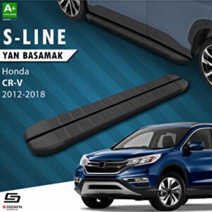 Honda CR-V 4 S-Line Siyah Araca Özel Yan Basamak 173 cm 2012-2018