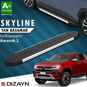 Volkswagen Amarok 2 Skyline Alüminyum Araca Özel Yan Basamak 203 cm 2023 ve Üzeri