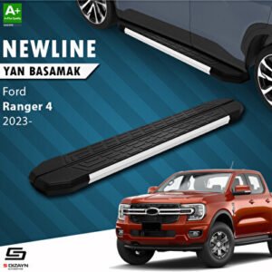 Ford Ranger 4 NewLine Alüminyum Araca Özel Yan Basamak 203 cm 2023 ve Üzeri