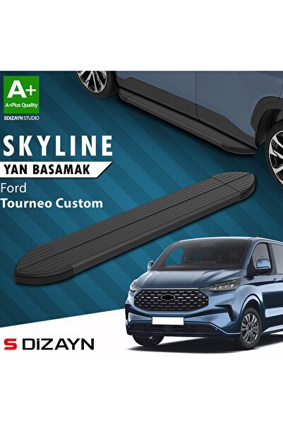 1_org_zoom-1689.jpg Ford Tourneo Custom 2 Skyline Siyah Araca Özel Yan Basamak 223 cm 2023 ve Üzeri - Görsel 1