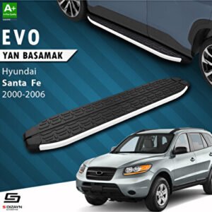 Hyundai Santa Fe Evo Alüminyum Araca Özel Yan Basamak 163 cm 2000-2006