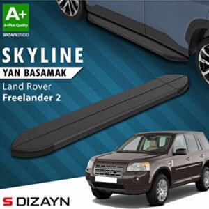 Land Rover Freelander 2 Skyline Siyah Araca Özel Yan Basamak 173 cm 2006-2014