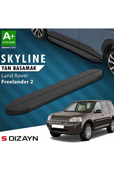 1_org_zoom-1697.jpg Land Rover Freelander 2 Skyline Siyah Araca Özel Yan Basamak 173 cm 2006-2014 - Görsel 1