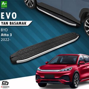 BYD Atto 3 Evo Krom Araca Özel Yan Basamak 193 cm 2022 ve Üzeri