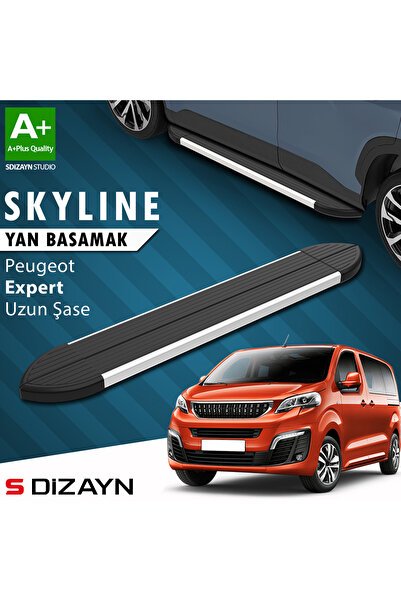 1_org_zoom-1705.jpg Peugeot Expert 3 Uzun Şase Skyline Alüminyum Araca Özel Yan Basamak 243 cm 2016 ve Üzeri - Görsel 1