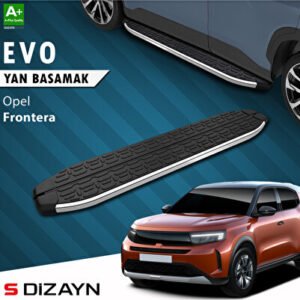 S-Dizayn Opel Frontera Evo Krom Araca Özel Yan Basamak 183 cm 2024 ve Üzeri