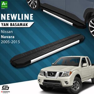 Nissan Navara 2 NewLine Krom Araca Özel Yan Basamak 203 cm 2005-2015