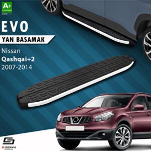 S-Dizayn Nissan Qashqai Evo Alüminyum Araca Özel Yan Basamak 173 cm 2007-2014