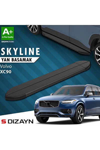 1_org_zoom-1732.jpg Volvo XC90 2 Skyline Siyah Araca Özel Yan Basamak 193 cm 2015-2019 - Görsel 1