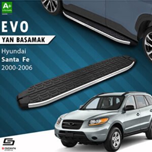 Hyundai Santa Fe Evo Krom Araca Özel Yan Basamak 163 cm 2000-2006