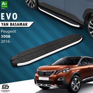 Peugeot 3008 2 Evo Alüminyum Araca Özel Yan Basamak 183 cm 2016-2023
