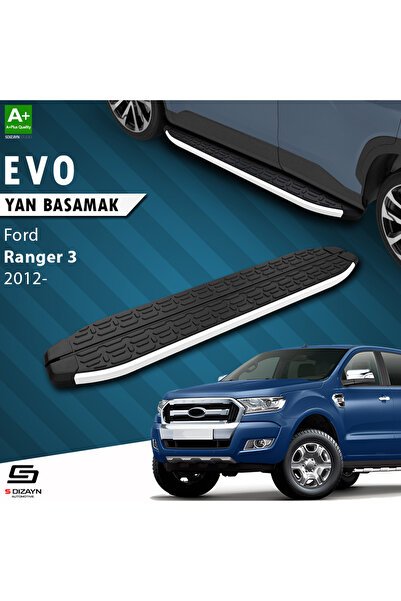 1_org_zoom-1740.jpg Ford Ranger 3 Evo Alüminyum Araca Özel Yan Basamak 203 cm 2012-2022 - Görsel 1