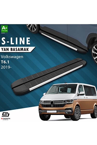 1_org_zoom-182.jpg S-Dizayn Volkswagen Transporter T6.1 Kısa Şase S-line Alüminyum Araca Özel Yan Basamak 213 cm 2019 ve Üzeri - Görsel 1