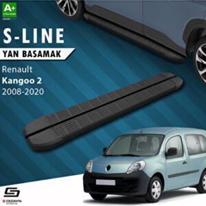 Renault Kangoo 2 S-Line Siyah Araca Özel Yan Basamak 193 cm 2008-2020