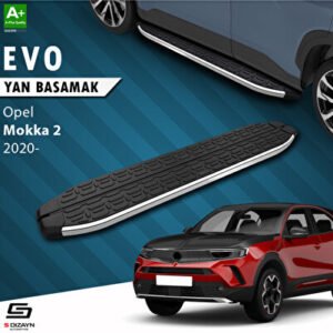 Opel Mokka 2 Evo Krom Araca Özel Yan Basamak 173 cm 2020 ve Üzeri