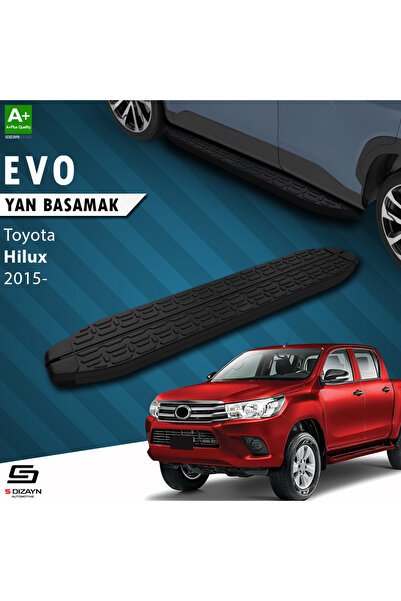 1_org_zoom-1870.jpg S-Dizayn Toyota Hilux 8 Evo Siyah Araca Özel Yan Basamak 203 cm 2015 ve Üzeri - Görsel 1