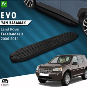 S-Dizayn Land Rover Freelander 2 Evo Siyah Araca Özel Yan Basamak 173 cm 2006-2014