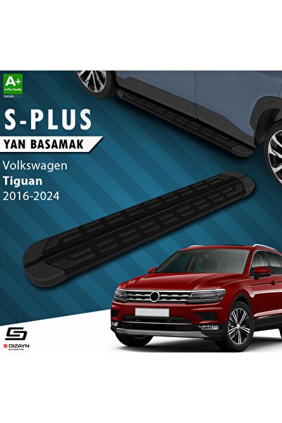 1_org_zoom-1880.jpg S-Dizayn Volkswagen Tiguan 2 S-Plus Siyah Araca Özel Yan Basamak 173 cm 2016-2024 - Görsel 1