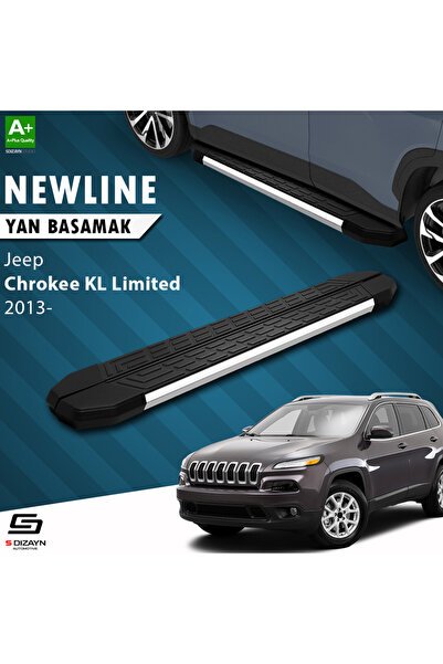 1_org_zoom-1885.jpg Jeep Cherokee KL NewLine Krom Araca Özel Yan Basamak 173 cm 2013-2023 - Görsel 1