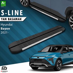 Hyundai Bayon S-Line Krom Araca Özel Yan Basamak 173 cm 2021 ve Üzeri