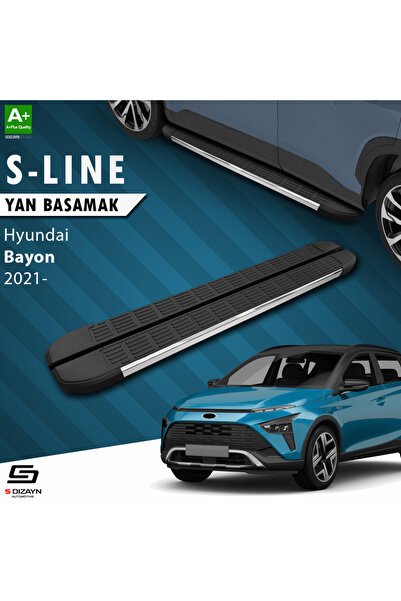 1_org_zoom-189.jpg Hyundai Bayon S-Line Krom Araca Özel Yan Basamak 173 cm 2021 ve Üzeri - Görsel 1