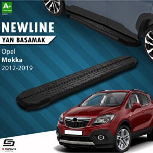 Opel Mokka NewLine Siyah Araca Özel Yan Basamak 163 cm 2012-2019