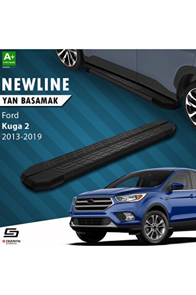 1_org_zoom-1891.jpg Ford Kuga 2 NewLine Siyah Araca Özel Yan Basamak 183 cm 2013-2019 - Görsel 1