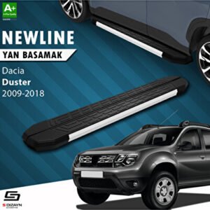 S-Dizayn Dacia Duster Newline Alüminyum Araca Özel Yan Basamak 173 cm 2009-2018