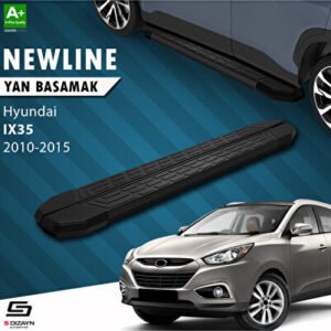 Hyundai IX-35 NewLine Siyah Araca Özel Yan Basamak 173 cm 2010-2015