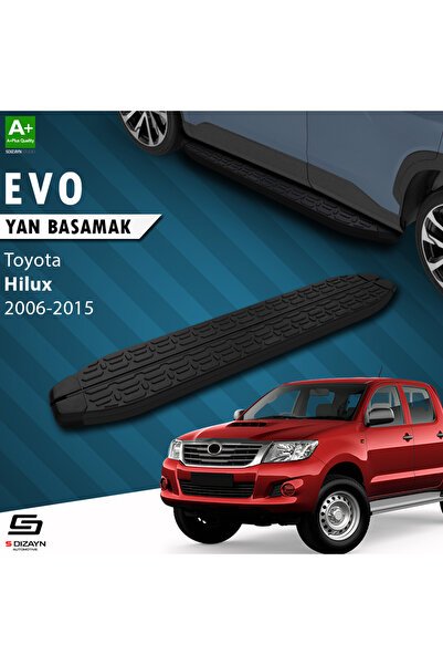 1_org_zoom-1904.jpg S-Dizayn Toyota Hilux 7 Evo Siyah Araca Özel Yan Basamak 203 cm 2006-2015 - Görsel 1